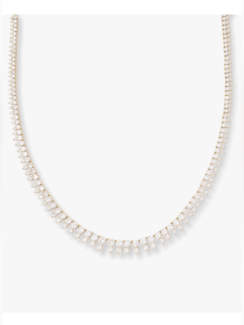 Melinda Maria Stunning Tennis Necklace- 16”